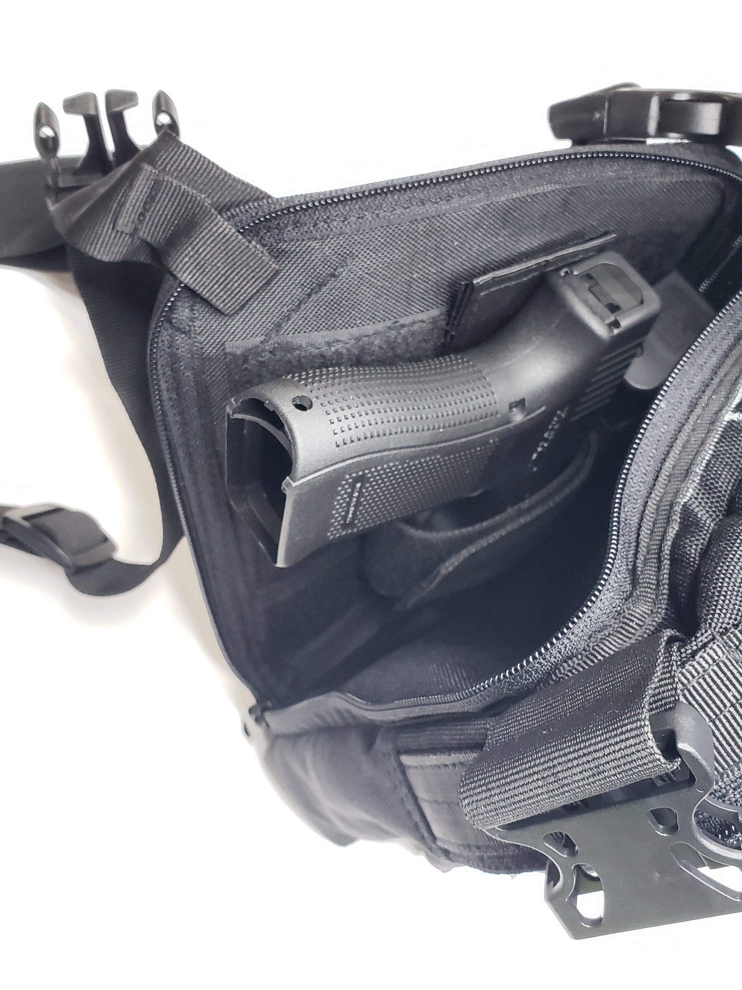 Sling bag v2, ccw sling bag, conceal carry purse, conceal carry fanny pack, conceal carry. (right handed)